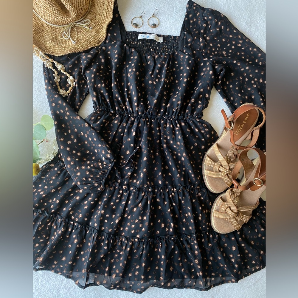 Her Entire Name Says Grace Chiffon Boho Dress